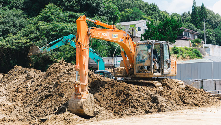 平成30年7月 西日本豪雨 復旧工事の模様